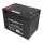 Multipower Lead-acid battery mp75-12c Pb 12v 75Ah cycle-proof, m6 internal thread