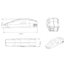 E-Bike Vision Yamaha Upgrade-Akku 36V 20,7Ah 745Wh für 400Wh/500Wh Rahmenakku