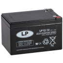 Landport Bleiakku 12V 12Ah AGM Batterie NSA LP12-12 T2