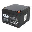 Landport Bleiakku 12V 26Ah AGM Batterie NSA LP12-26 T12 VdS