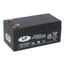 Landport LP12-3.4 12V 3,4Ah VRLA AGM Bleiakku T1, VdS...