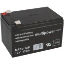 Multipower Blei-Akku MP12 12B Pb 12V 12Ah VdS AGM