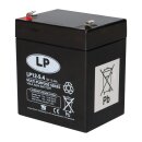 Landport LP12-5.4 T1 12V 5,4Ah AGM Bleiakku 4,8 mm Faston