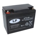 Landport Bleiakku 12V 50Ah AGM Batterie NSA LP12-55 T6