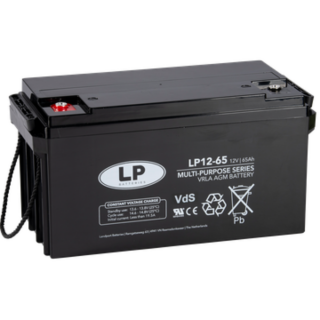 Landport Bleiakku 12V 65Ah AGM Batterie NSA LP12-65 T6 VDS