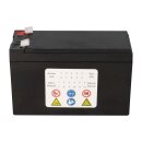 Landport LP12-7 T1 12V 7Ah AGM Bleiakku VdS 4,8 mm Faston