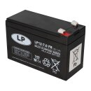 Landport LP12-7 T1 12V 7Ah AGM Bleiakku VdS 4,8 mm Faston