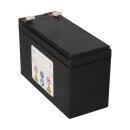Landport LP12-7 T1 12V 7Ah AGM Bleiakku VdS 4,8 mm Faston