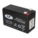 Landport LP12-7 T2 12V 7Ah AGM Bleiakku VdS 6,3 mm Faston
