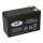Landport Bleiakku 12V 7Ah AGM Batterie NSA LP12-7 T2
