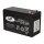 Landport LP12-7.2 T2 12V 7,2Ah AGM Bleiakku VdS 6,3 mm Faston