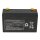 Multipower Lead-acid battery mp12-6 Pb 6v 12Ah Faston 4,8mm