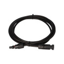 Verlängerungskabel 4mm² kompatibel mit MC4 Solarkabel - 3m schwarz 0% MwSt nach §12 Abs. 3 UstG