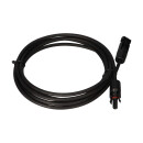 Verlängerungskabel 4mm² kompatibel mit MC4 Solarkabel - 3m schwarz 0% MwSt nach §12 Abs. 3 UstG