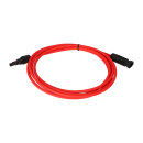 Verlängerungskabel 4mm² kompatibel mit MC4 Solarkabel - 3m rot 0% MwSt nach §12 Abs. 3 UstG