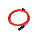 Verlängerungskabel 4mm² kompatibel mit MC4 Solarkabel - 3m rot 0% MwSt nach §12 Abs. 3 UstG