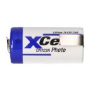 XCell Photo battery cr123a lithium 3v 1550mAh Z-solder tag