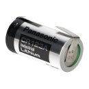 Panasonic CR123A Lithium Batterie 3V 1400 mAh mit U-Lötfahne – CR17345