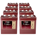 8x Traktionsbatterie Trojan T-145 Plus 6V 260Ah Deep...