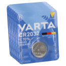 6x varta lithium coin cell 3v cr 2032 dl 2032 ecr 2032...