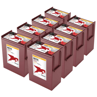 8x Trojan J305-AES 6V 279Ah Deep Cycle AGM Traktionsbatterie