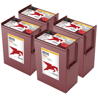 4x Trojan L16-AES 6V 355Ah Deep Cycle AGM Traktionsbatterie