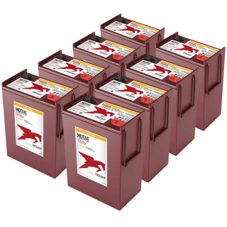 8x Trojan L16-AES 6V 355Ah Deep Cycle AGM Traktionsbatterie