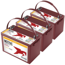 3x Trojan 27-AES 12V 89Ah Deep Cycle AGM Traktionsbatterie