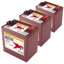 3x Trojan T-875 AES 8V 158Ah wartungsfreier AGM-Akku VRLA