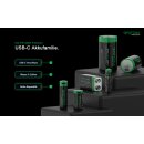 PATONA Premium USB-C 4x AA Akkus Lithium 1.5V 3000mWh aufladbar mit 1 zu 2 USB-C Ladekabel