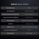 WATTSTUNDE NOVA Base Batterie 12,8V 100Ah 1280Wh LiFePO4 mit 0% MwSt nach §12 Abs. 3 UstG