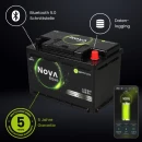 WATTSTUNDE NOVA Base Batterie 12,8V 100Ah 1280Wh LiFePO4 mit 0% MwSt nach §12 Abs. 3 UstG