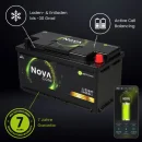 WATTSTUNDE NOVA Core Batterie 12,8V 100Ah 1280Wh LiFePO4 mit 0% MwSt nach §12 Abs. 3 UstG