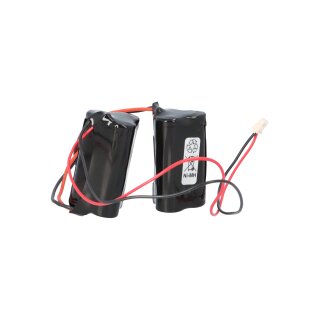 Akku für Notleuchten passend zu Beghelli 415393001 NiMH 7,2V 1800mAh D1x3x2 mit Kabel und Stecker