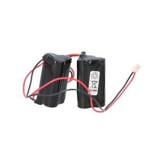 Akku für Notleuchten passend zu Beghelli 415393001 NiMH 7,2V 1800mAh D1x3x2 mit Kabel und Stecker