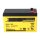 AGM Ersatzakku 12V 7,2Ah für Alarmanlage Abus Terxon SX AZ4000 – SUN Battery kompatibel