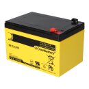 SUN Battery SB12-12V0 AGM Akku 12V 12Ah T1 / Faston 4,8 mm