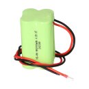Notleuchten-Akku NiMH 4,8V 2000mAh 4xAA mit Kabel