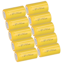 10x XCell Akku Sub-C 1,2V  2000mAh X2000SCR Hochstrom Schrumpfschlauch