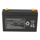 Multipower Lead acid battery mp7-6 Pb 6v 7Ah Fatson 4.8mm