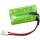Notleuchtenakku NiMH 2,4V 1500mAh 100mm Kabel