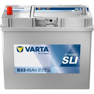 VARTA B33 Blue Dynamic 12V 45Ah 330A Autobatterie 545 157 033