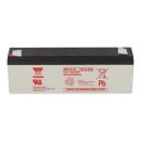 Yuasa NP2.3-12 AGM-Bleiakku 12V 2,3Ah VdS – Faston F1 4,8 mm