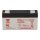 Yuasa NP1.2-6 AGM-Bleiakku 6V 1,2Ah – Faston F1 4,8 mm