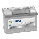 VARTA E38 Silver Dynamic 12V 74Ah 750A Autobatterie