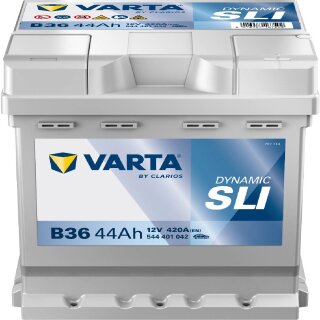 VARTA B36 Blue Dynamic 12V 44Ah 420A Autobatterie 544 401 042