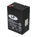 Landport LP6-6.0 T1 6V 6Ah AGM Bleiakku 4,8 mm Faston