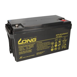 Kung Long Blei Akku WPL65-12AN 12V 65Ah M6 Longlife