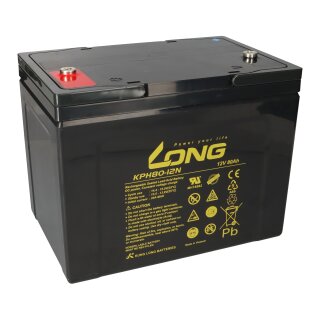 Kung Long Blei Akku KPH80-12N 12V 80Ah M6 Longlife