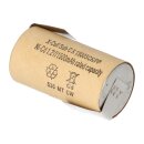 10x XCell Sub-C Hochleistungsakku mit Z-Lötfahne - 1,2V 1500 mAh NiCd